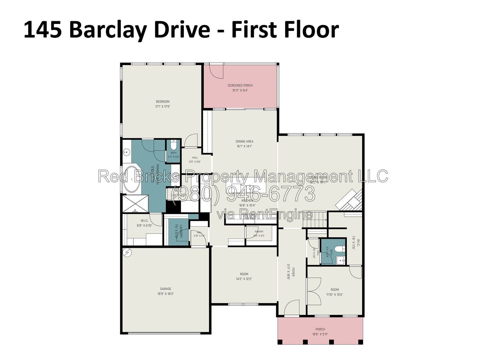 Spacious 5BR Home with Screened Porch and 2-Car Garage in Waxhaw property image