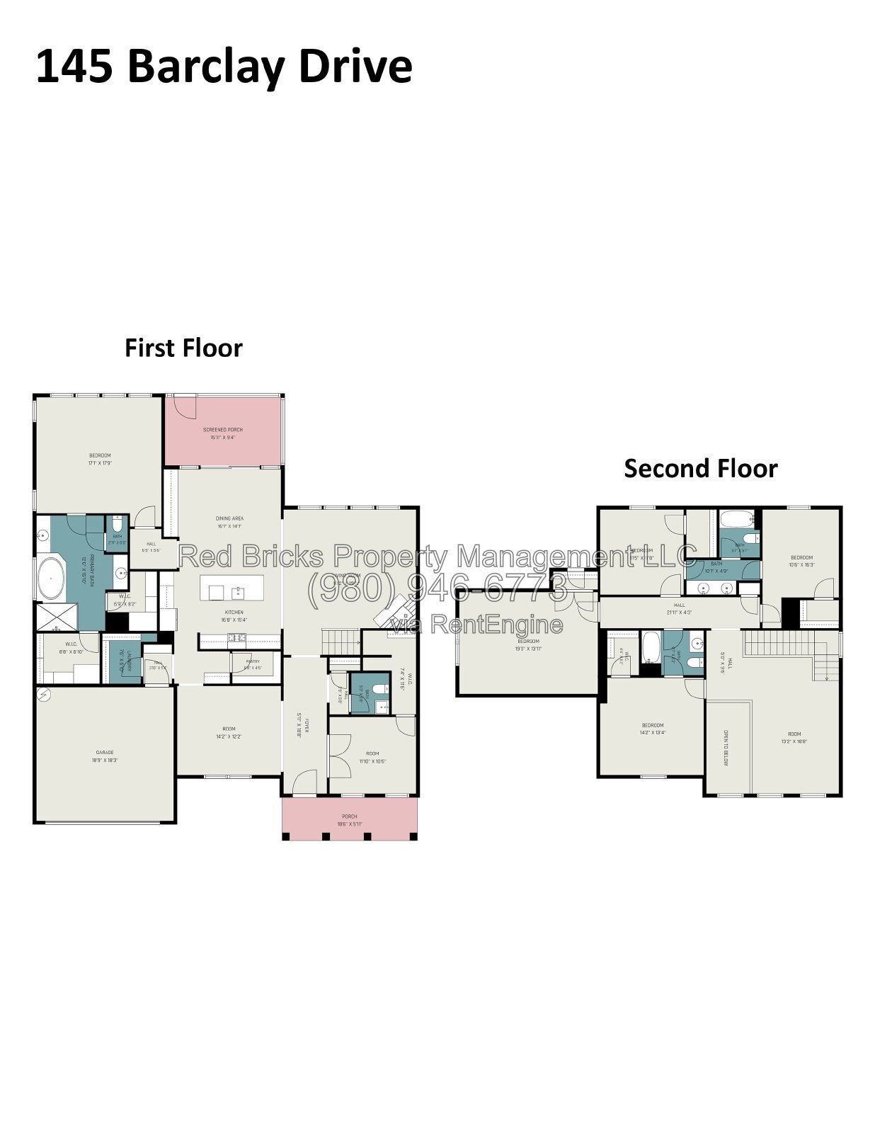 Spacious 5BR Home with Screened Porch and 2-Car Garage in Waxhaw property image