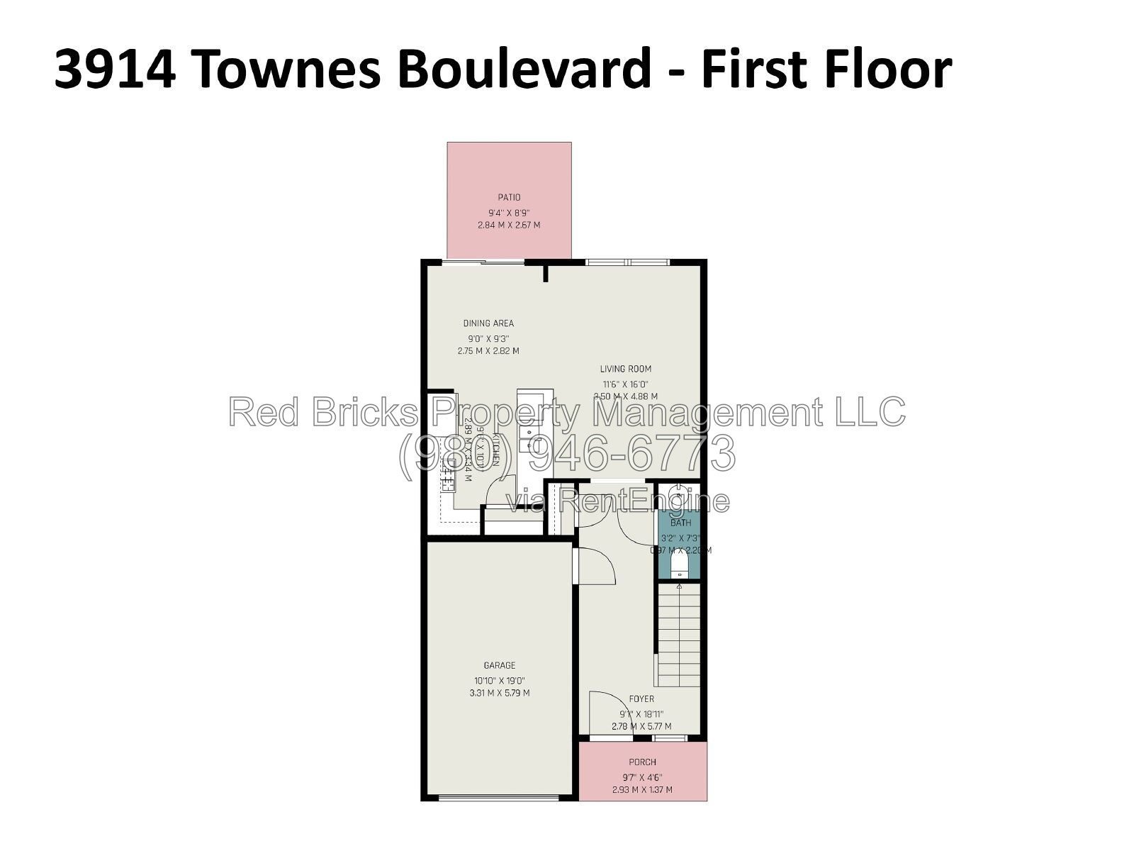 Beautiful 3BR Townhome with Patio! property image