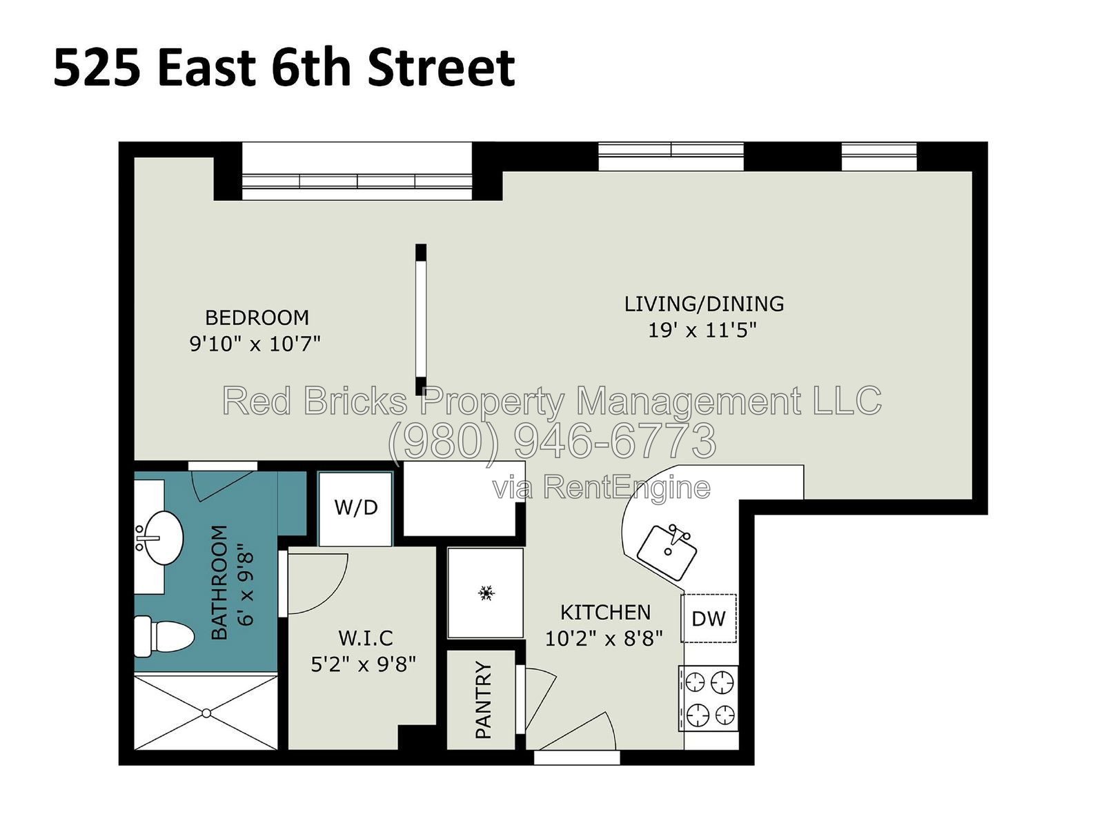 Ground-Floor 1BR/1BA Condo in Court 6 – Uptown Charlotte property image
