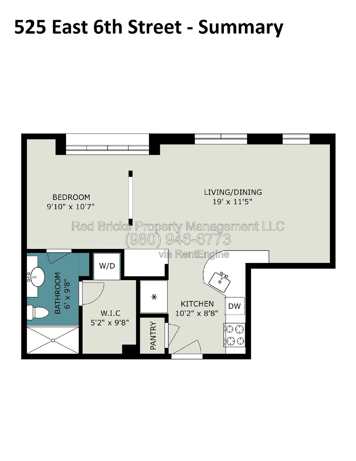Ground-Floor 1BR/1BA Condo in Court 6 – Uptown Charlotte property image